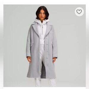 Lululemon Athletica Gray Pea Coat 6